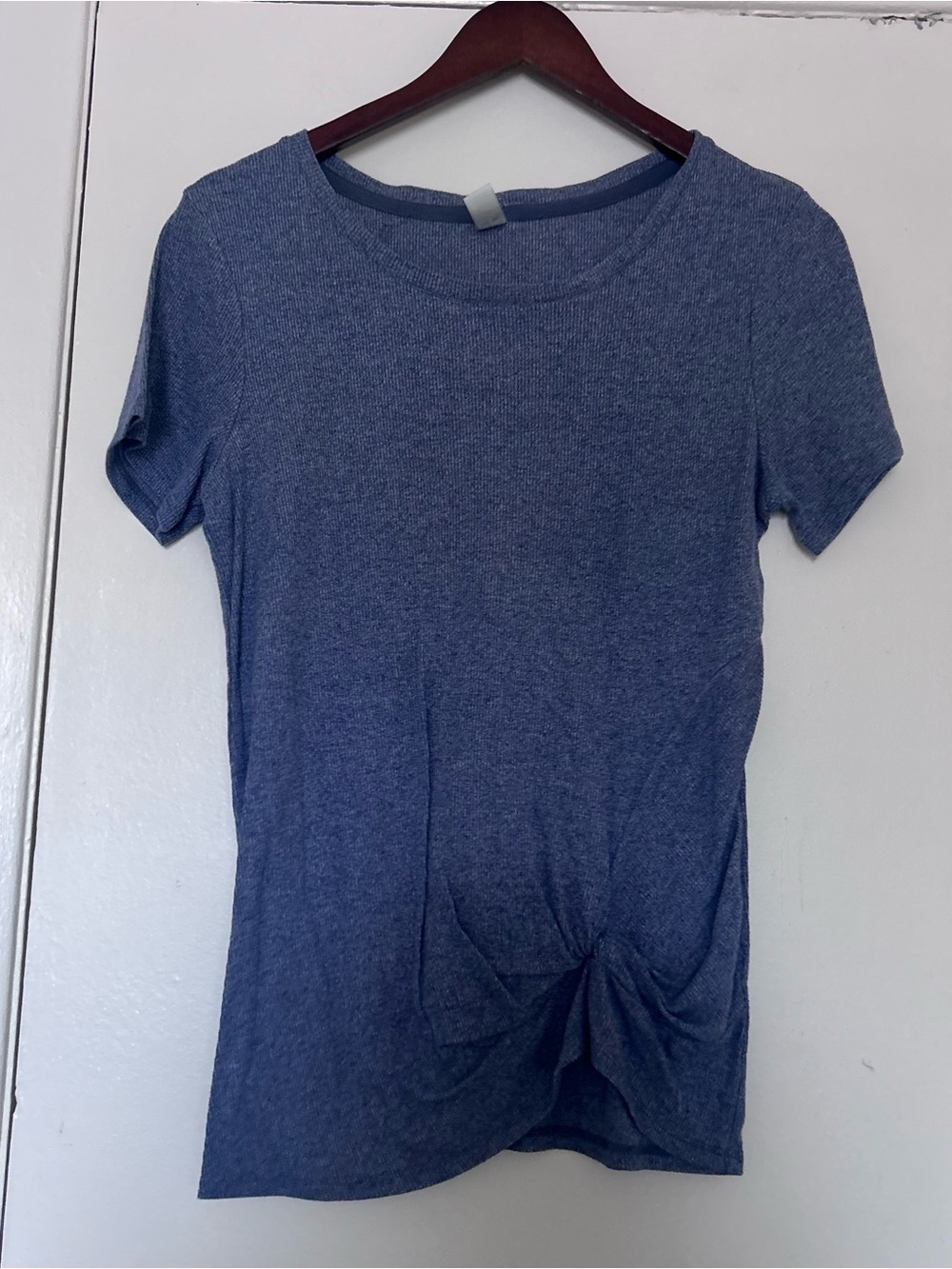 Green Tea Knotted Front Top
